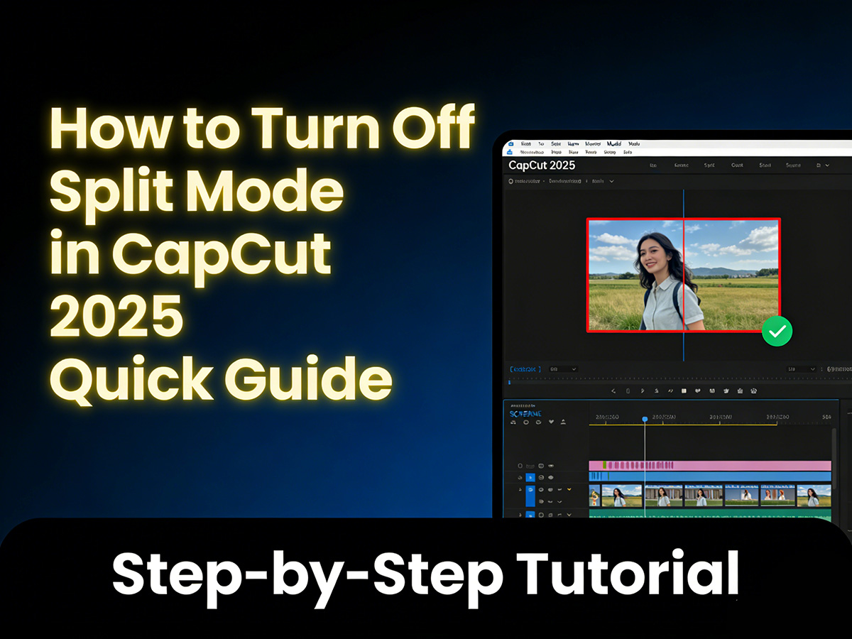 How to Turn Off Split Mode in CapCut 2025 Quick Guide