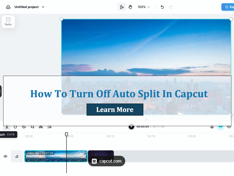 How To Turn Off Auto Split In Capcut