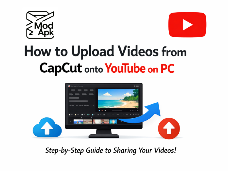 how to upload videos from capcut onto youtube on pc