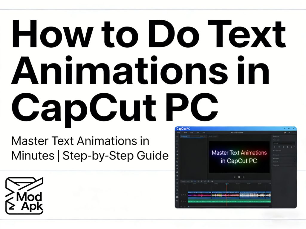How to Do Text Animations in CapCut PC
