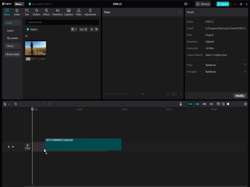 How to Add Vignette in CapCut PC