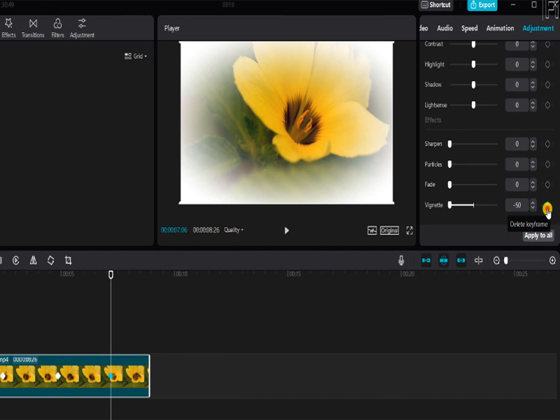 How to Add Vignette in CapCut PC