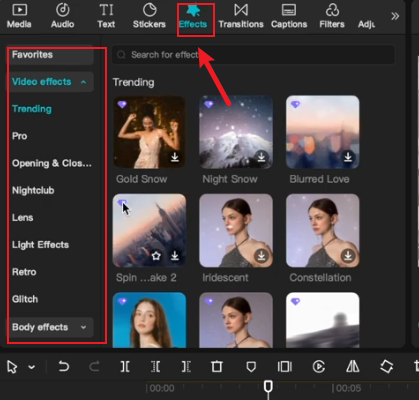 Where To Find Effects In Capcut?
