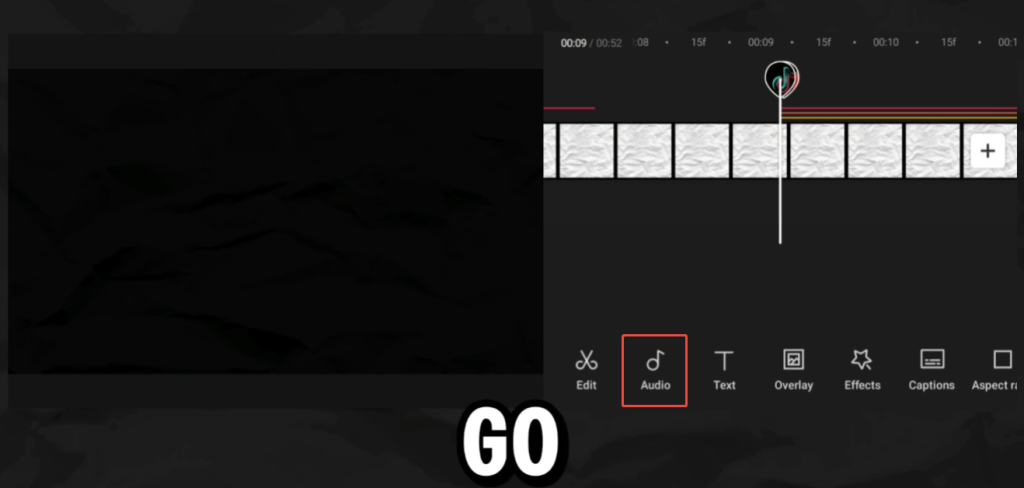 how to do whoosh effect at beginning of clip capcut