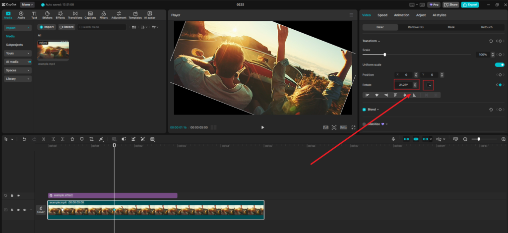 How To Turn A Video On Capcut