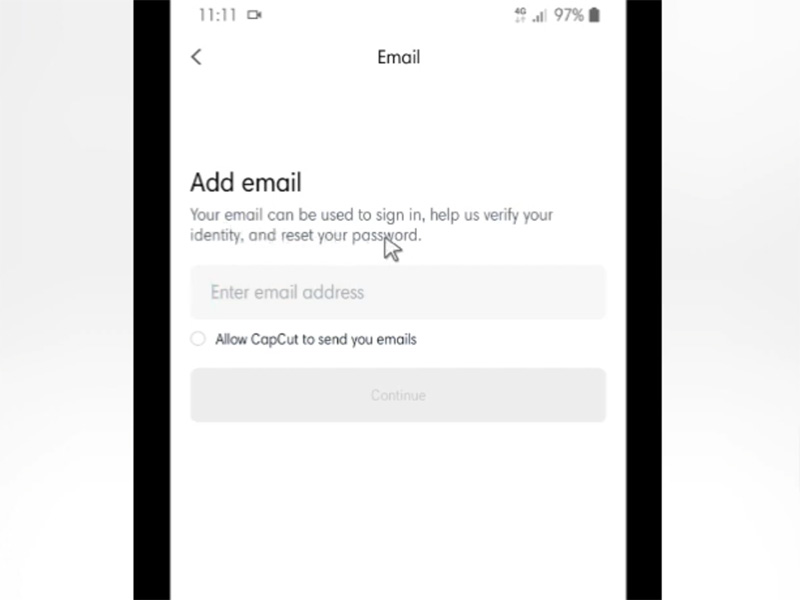 How to Add Email to CapCut PC