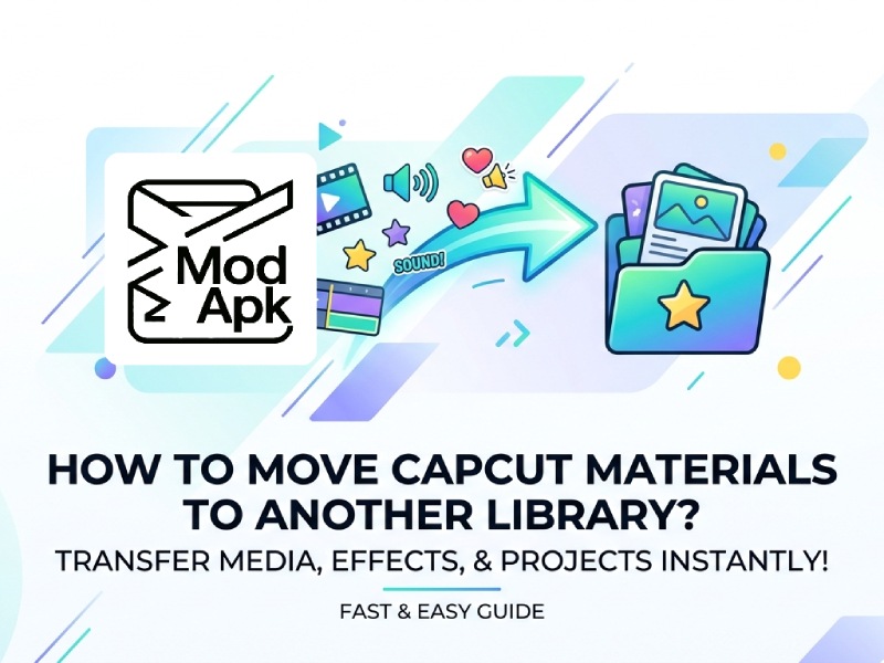 How to Move CapCut Materials to a Different Library?
