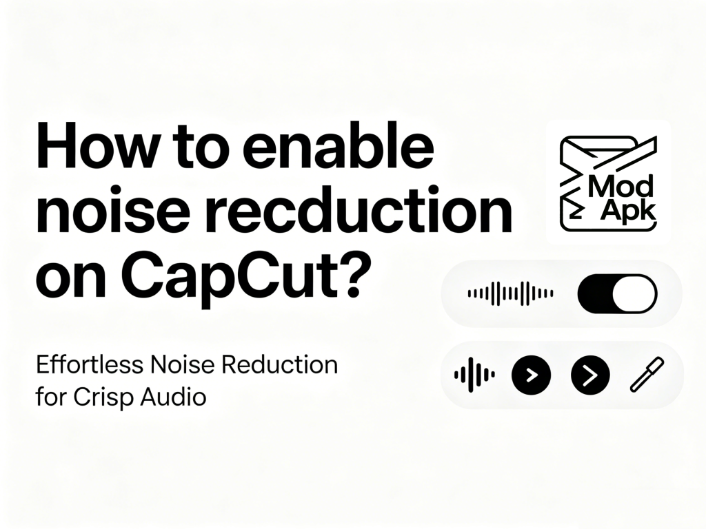 How to enable noise recduction on CapCut