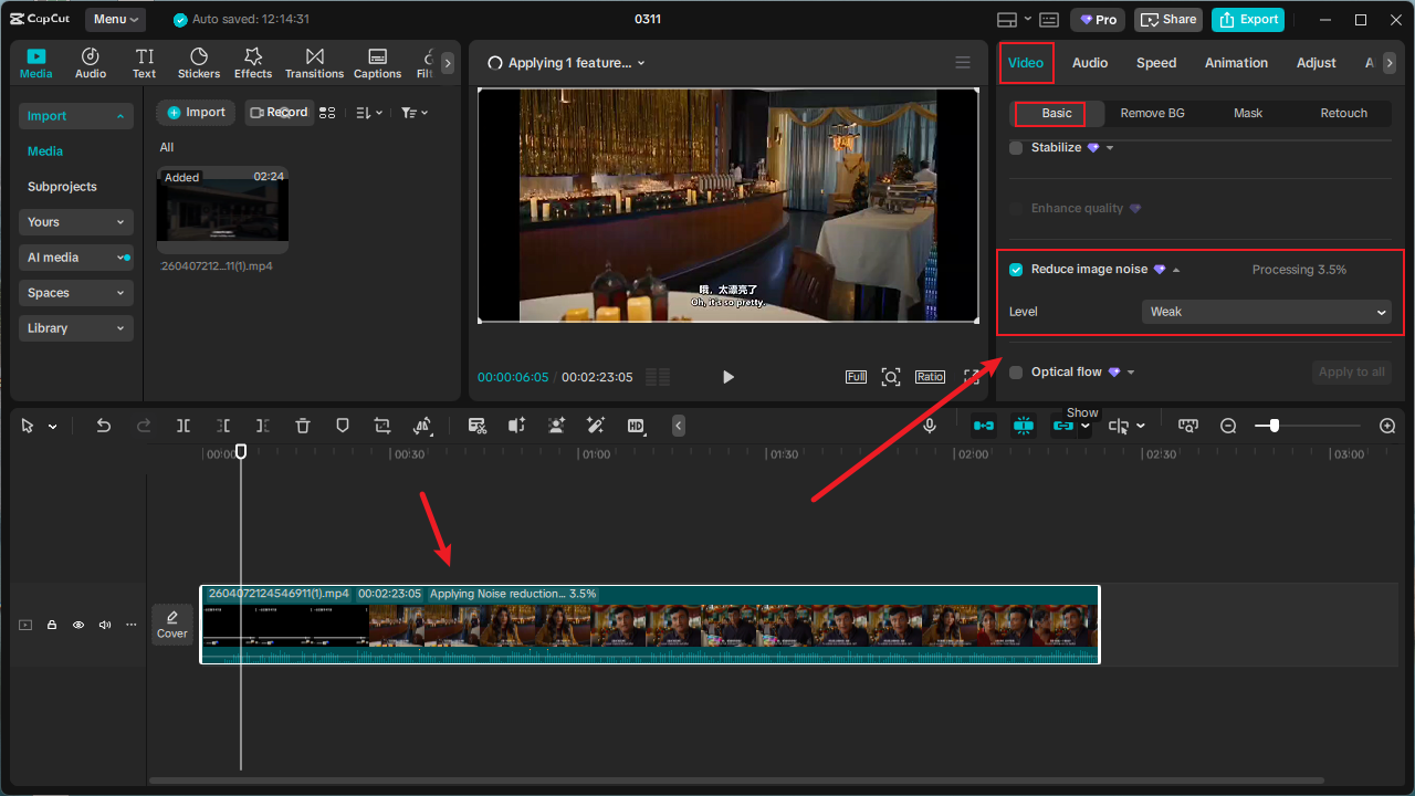 How to Enable Noise Reduction on CapCut