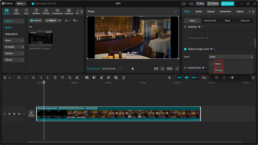 How to Enable Noise Reduction on CapCut