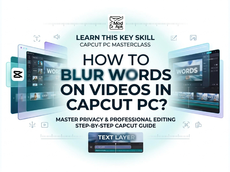 How to Blur Words on Videos in CapCut PC?