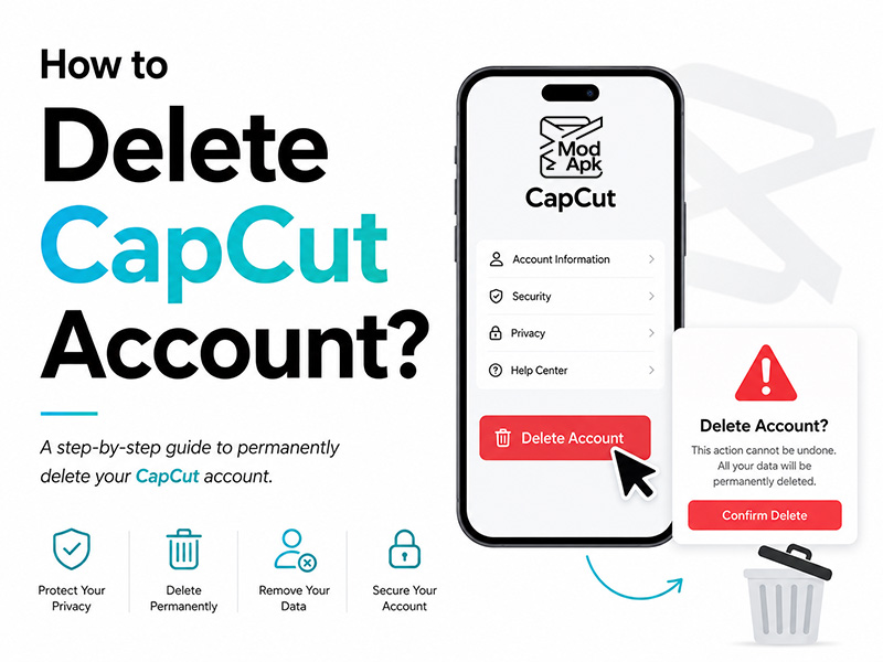 How to Delete CapCut Account?
