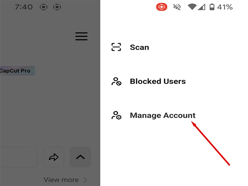How to Delete CapCut Account?