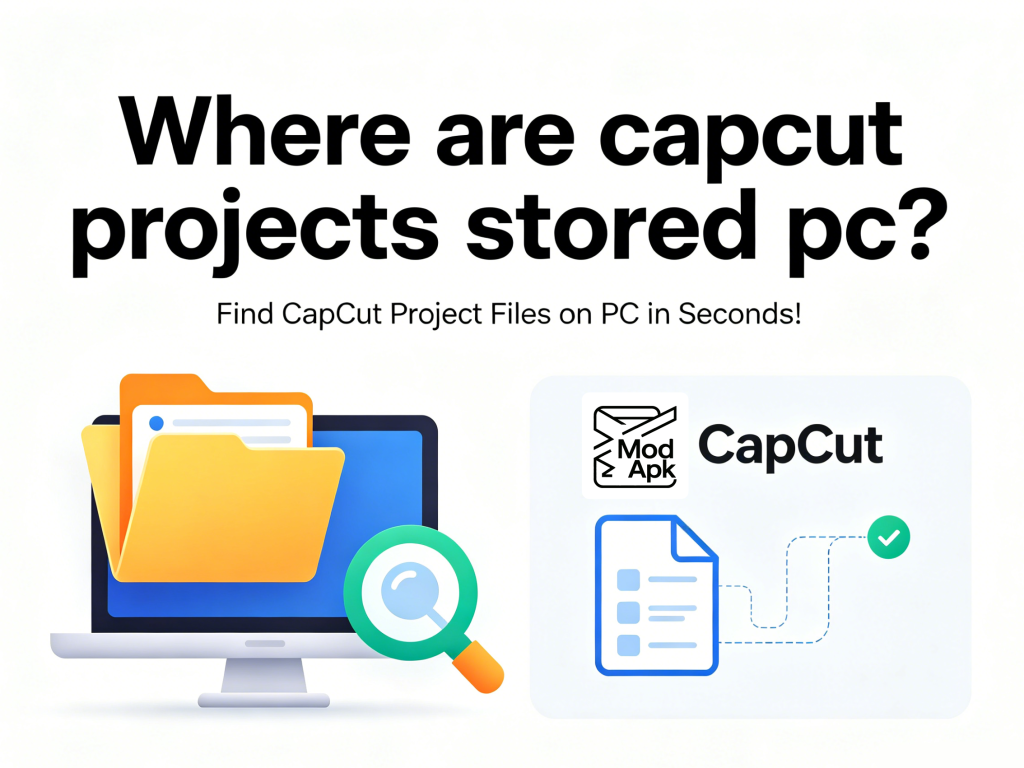Where are CapCut projects stored PC?