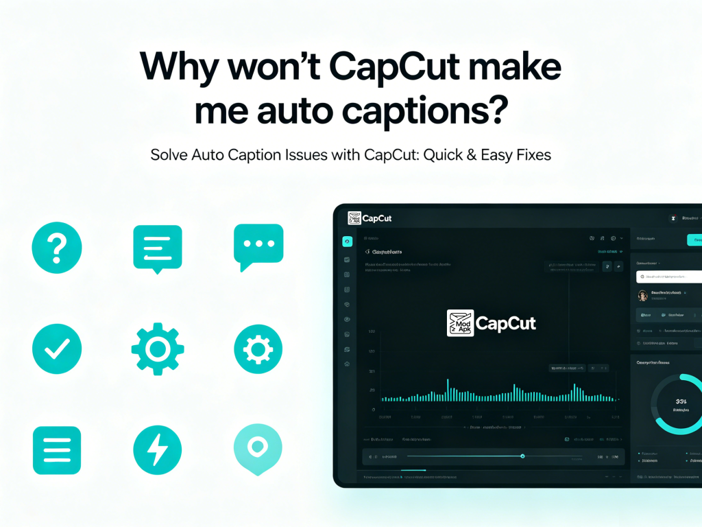 Why won't CapCut make me auto captions?