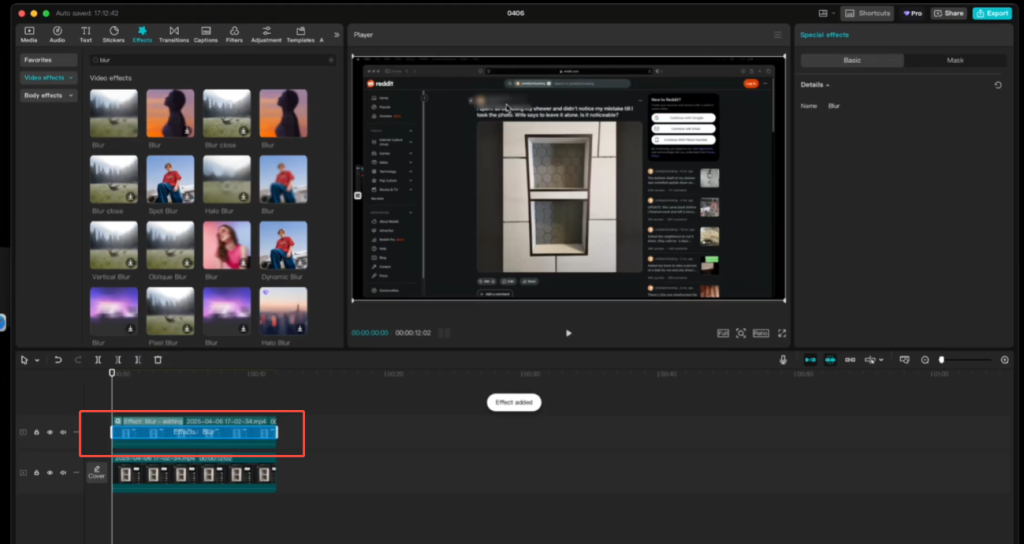 How to Blur Words on Videos in CapCut PC?