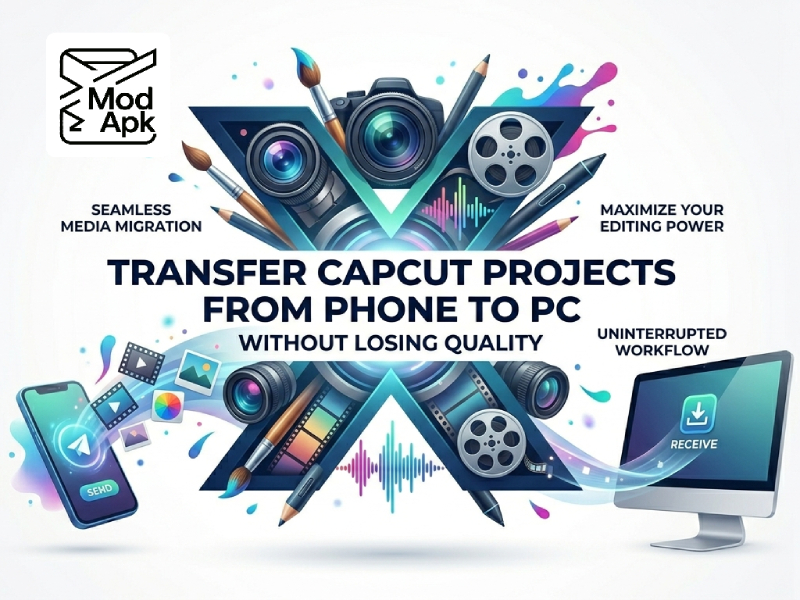 Transfer CapCut Projects from Phone to PC Without Losing Quality