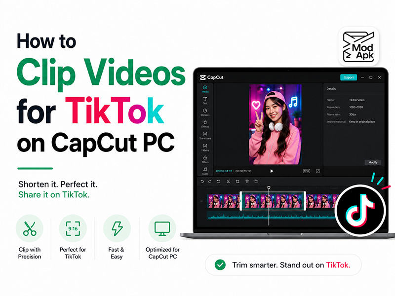 How to Clip Videos for TikTok on CapCut PC