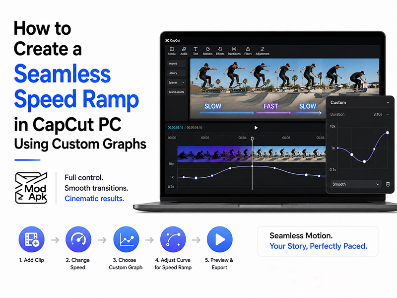 How to Create a Seamless Speed Ramp in CapCut PC Using Custom Graphs