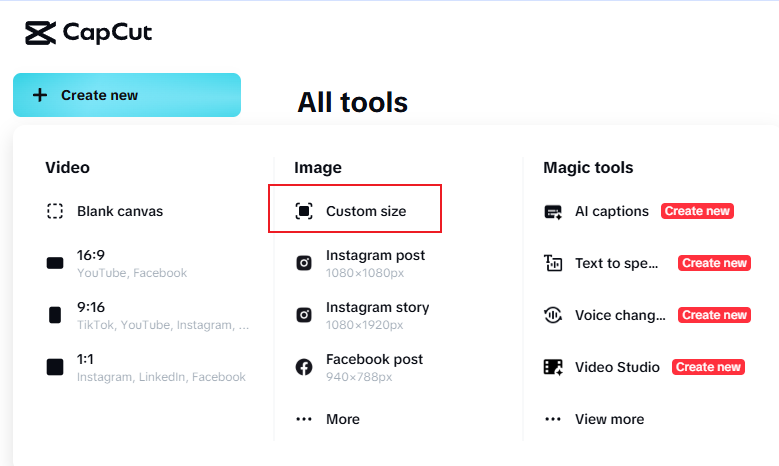How to edit photos on CapCut